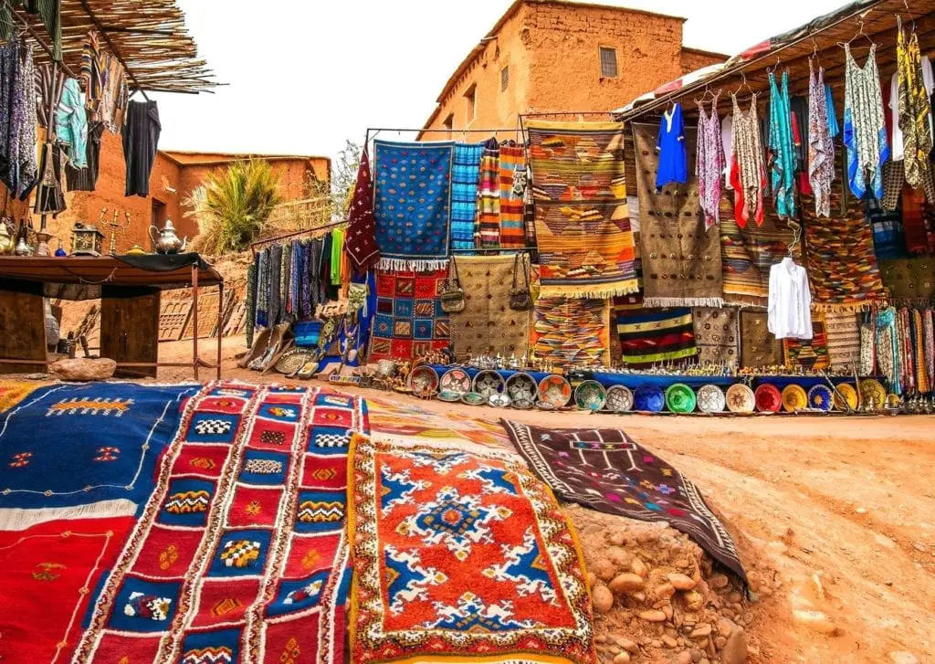 Epic things to do in Marrakech - the colourful market stalls of the Moroccan Medina