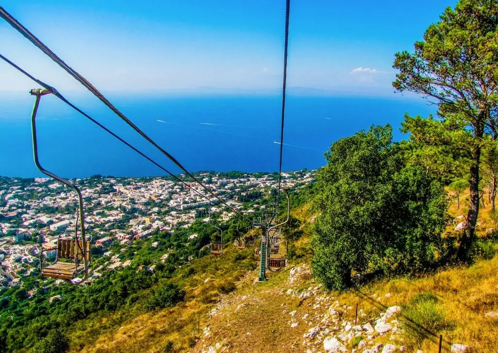 Sorrento to Capri Day Trip - Monte Salaro Chairlift