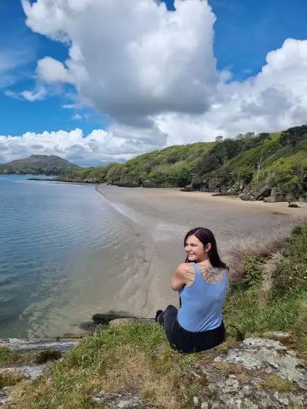 Things to do in portmeirion- enjoying a view of the estuary