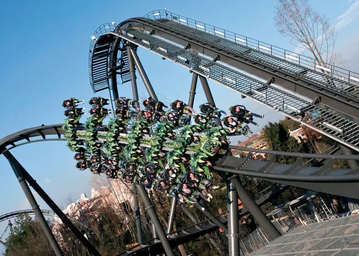 Best theme parks in Europe - Raptor at Gardaland Park, Italy
