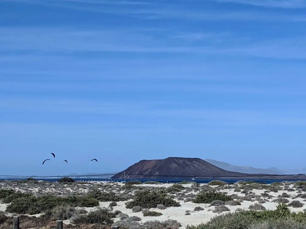 things to do in corralejo - fly a big bike at corralejo beach