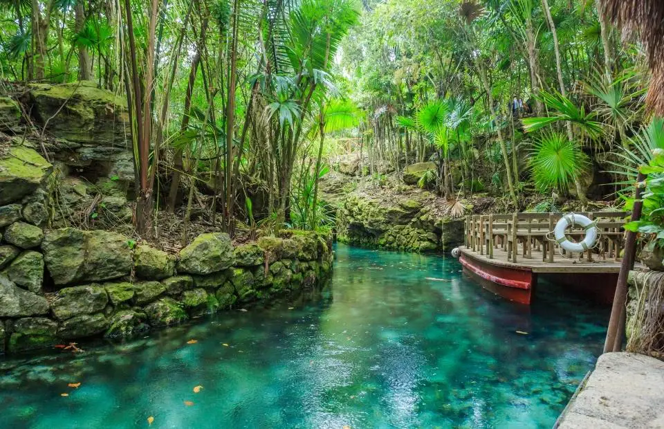 playa del carmen excursions - a trip to the xcaret eco theme park natural cenotes