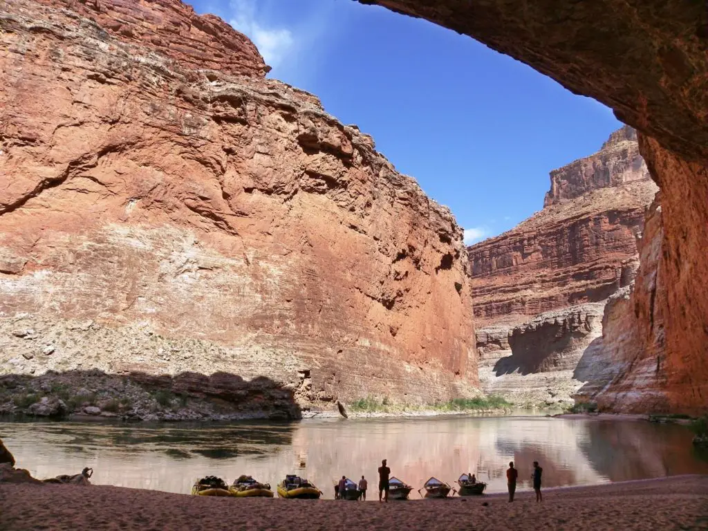 best adventure honeymoon destinations for outdoorsy couples - At the base of the Grand Canyon, USA