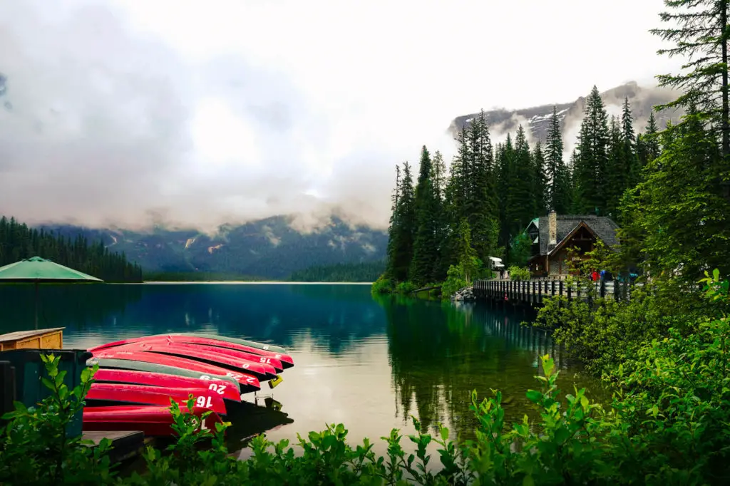 best adventure honeymoon destinations for cold climates; Banff Canada