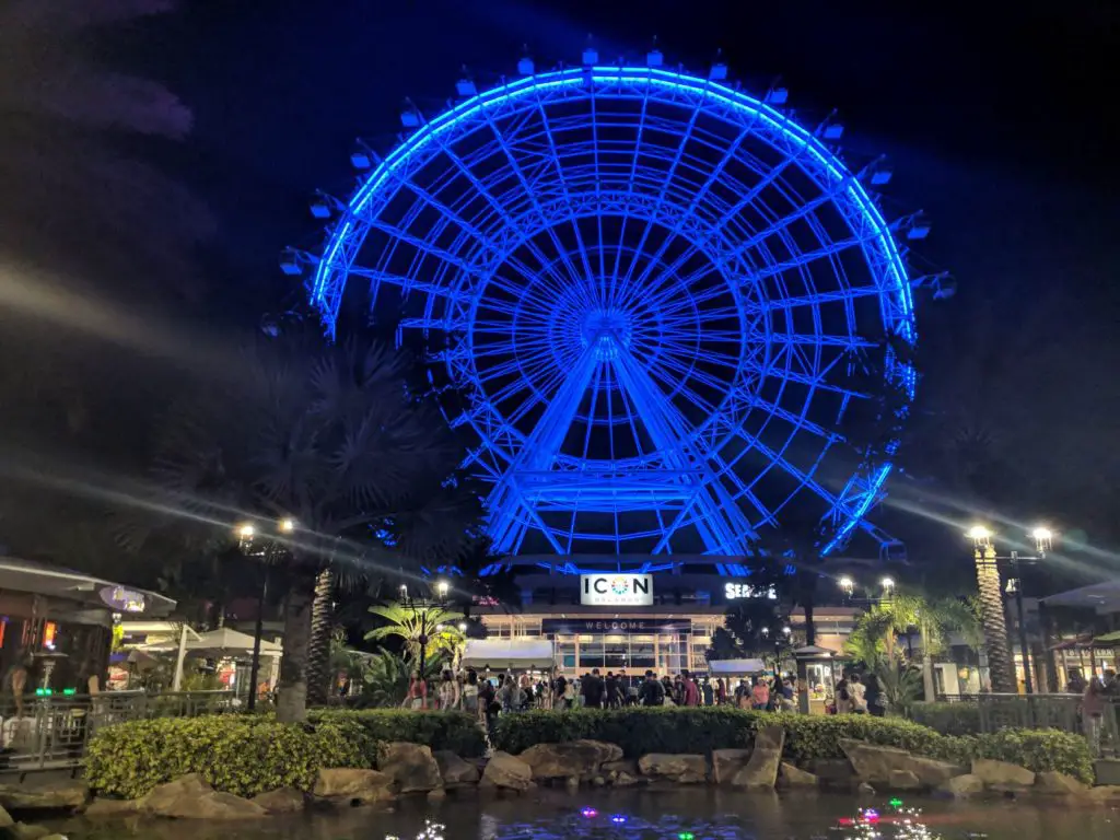 Things to do in orlando alone, the ferris wheel at icon park