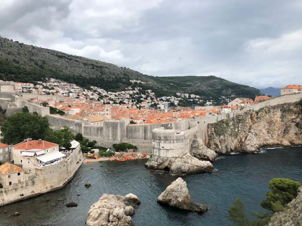 Mini moon ideas in Europe - Dubrovnik, Croatia, fort view 