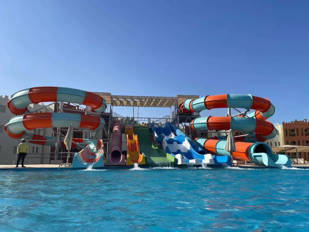 sunrise royal makadi reviews of the aqua waterpark and water slides