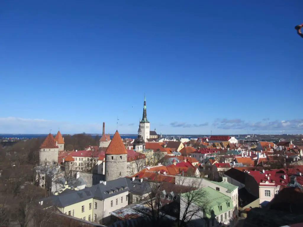 mini moon ideas in Europe - Tallinn city view 