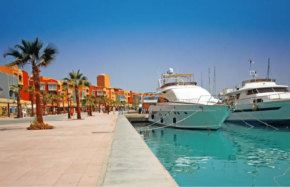 Things to do in Hurghada egypt, talk a walk along the marina