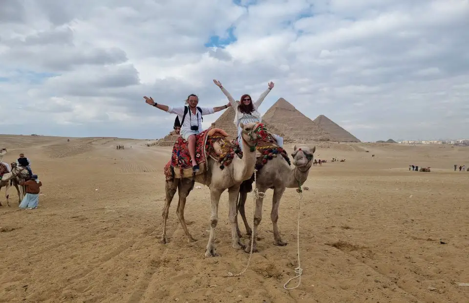 Hurghada to Cairo Day Trip - camel ride at the giza pyramids