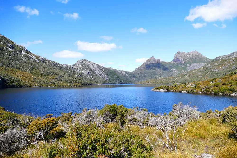 Best adventure travel destinations - Dove Lake, Tasmania
