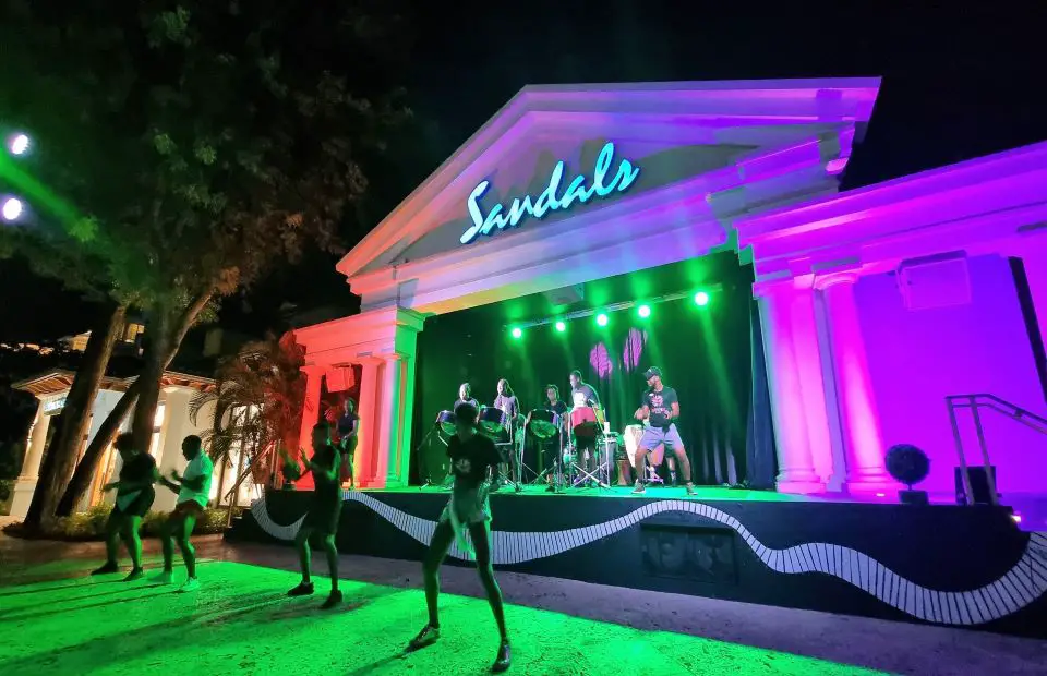 Sandals Barbados reviews - entertainment