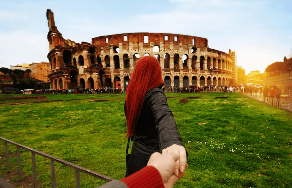 Best places in italy for couples - rome colosseum 