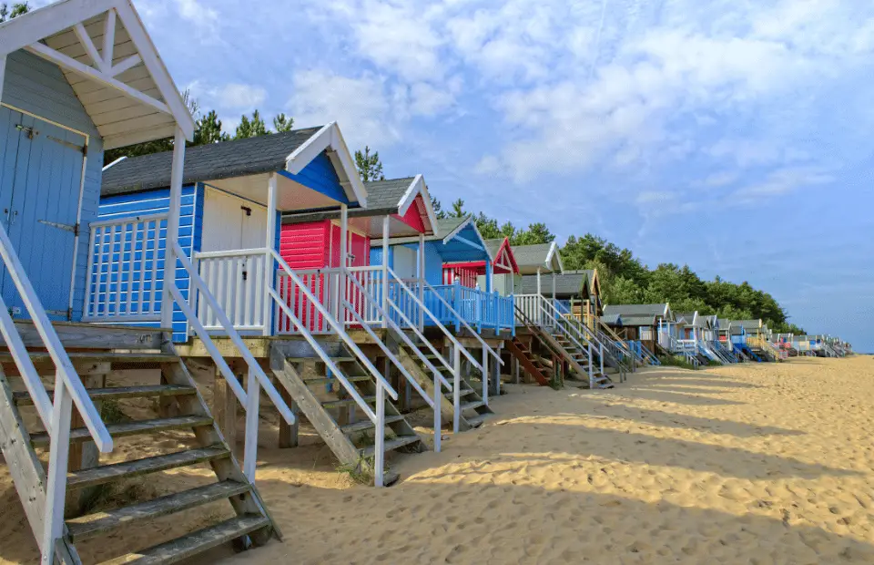 Things to do in Kings Lynn, Norfolk - visit the chalets at Wells next the sea 