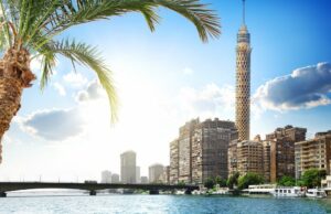 Romantic places in Egypt - views from the river nile