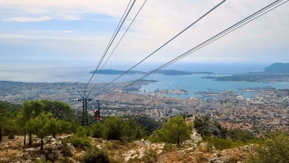 Things to do in toulon from the cruise port - Take a Cable Car to Mount Faron